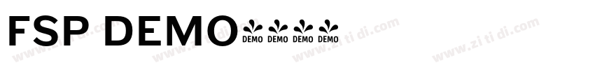 FSP DEMO字体转换
